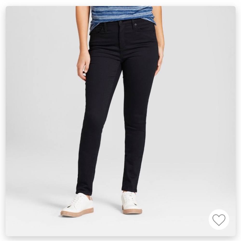Universal thread black high rise skinny jeans